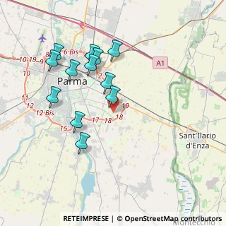 Mappa Via Alberto Savinio, 43123 Parma PR, Italia (3.76583)