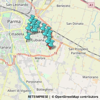 Mappa Via Alberto Savinio, 43123 Parma PR, Italia (1.69286)