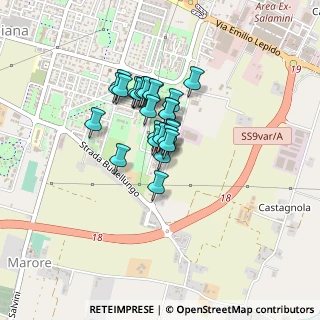 Mappa Via Alberto Savinio, 43123 Parma PR, Italia (0.26962)
