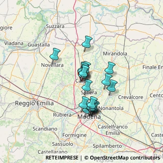 Mappa Viale Biondo Nicolò, 41012 Carpi MO, Italia (9.604)