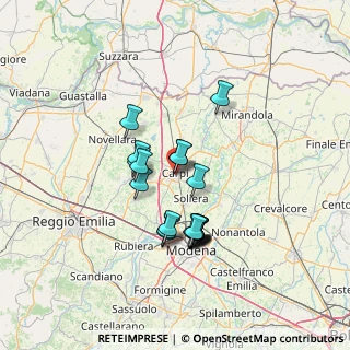 Mappa Via Antonio Gramsci, 41012 Carpi MO, Italia (11.537)