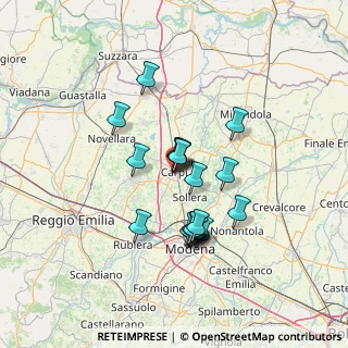 Mappa Via Antonio Gramsci, 41012 Carpi MO, Italia (11.0745)