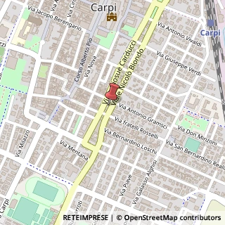 Mappa Corso Porta Reno, 44, 41012 Carpi, Modena (Emilia Romagna)
