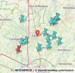 Mappa Via Publio Ovidio Nasone, 41012 Carpi MO, Italia (7.53929)