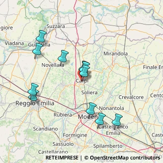 Mappa Via Luigi Einaudi, 41012 Carpi MO, Italia (15.42091)