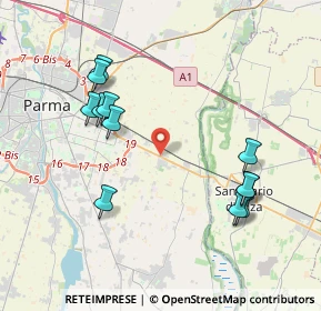 Mappa SS9, 43123 Parma PR, Italia (4.17167)