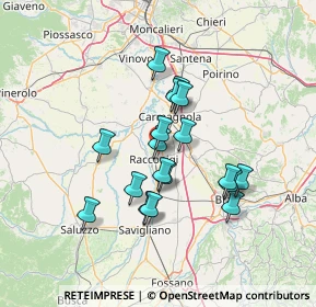 Mappa Via Girivotto, 12035 Racconigi CN, Italia (11.46111)