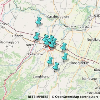 Mappa L.go Alfredo Bottai, 43123 Parma PR, Italia (8.46182)