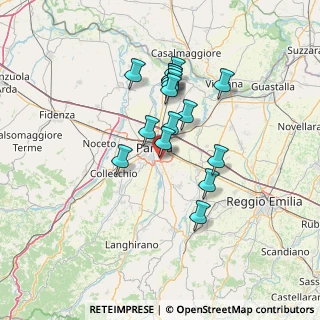 Mappa L.go Alfredo Bottai, 43123 Parma PR, Italia (11.60375)
