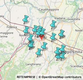 Mappa L.go Alfredo Bottai, 43123 Parma PR, Italia (11.93895)