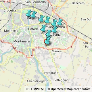 Mappa L.go Alfredo Bottai, 43123 Parma PR, Italia (1.54182)