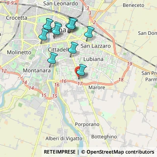 Mappa L.go Alfredo Bottai, 43123 Parma PR, Italia (2.2375)
