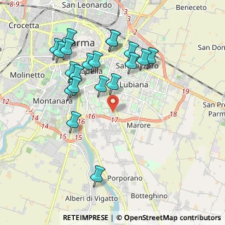 Mappa L.go Alfredo Bottai, 43123 Parma PR, Italia (2.044)