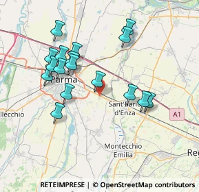 Mappa 43123 San Prospero PR, Italia (7.26647)