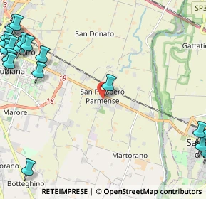 Mappa 43123 San Prospero PR, Italia (3.7175)