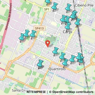 Mappa Via Lenin, 41012 Carpi MO, Italia (1.3155)