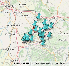 Mappa SP 29, 12040 Tre , Italia (9.82)