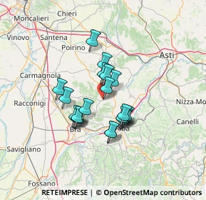 Mappa SP 29, 12040 Tre , Italia (9.9345)