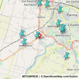 Mappa Strada di Vigheffio, 43125 Parma PR, Italia (2.59636)