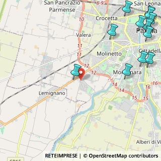 Mappa Strada di Vigheffio, 43125 Parma PR, Italia (3.64923)