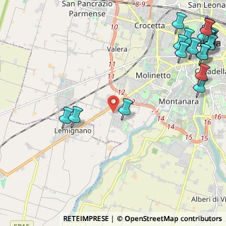 Mappa Strada di Vigheffio, 43125 Parma PR, Italia (3.5115)