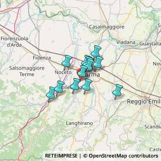 Mappa Strada Bergonzi, 43125 Parma PR, Italia (7.78769)