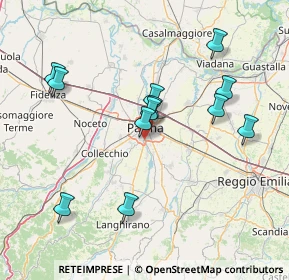 Mappa Viale F.G. Du Tillot, 43123 Parma PR, Italia (14.88333)