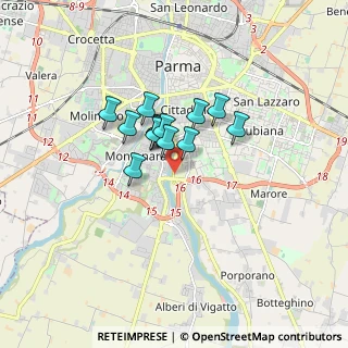 Mappa Viale F.G. Du Tillot, 43123 Parma PR, Italia (1.085)