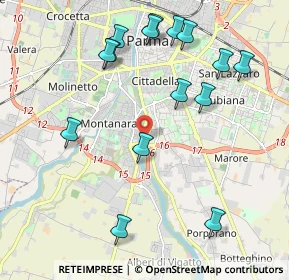 Mappa Viale F.G. Du Tillot, 43123 Parma PR, Italia (2.29733)