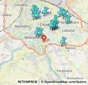 Mappa Viale F.G. Du Tillot, 43123 Parma PR, Italia (1.8675)