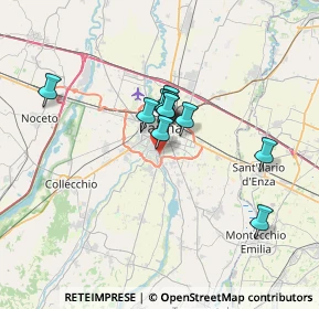 Mappa Viale F.G. Du Tillot, 43123 Parma PR, Italia (5.02636)