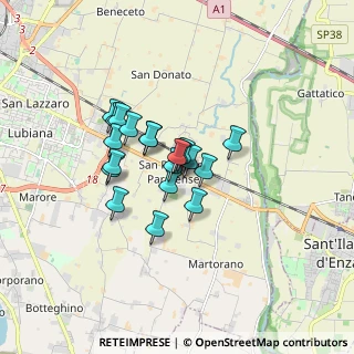 Mappa Via Alda Lagazzi, 43123 San Prospero PR, Italia (1.127)