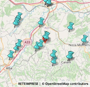 Mappa Strada Bastia, 14055 Costigliole d'Asti AT, Italia (9.081)
