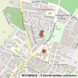 Mappa Via donnini 10, 42015 Correggio, Reggio nell'Emilia (Emilia Romagna)