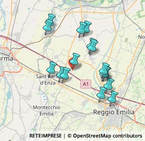 Mappa Via Caduti di Nassiriya, 42040 Campegine RE, Italia (6.69563)