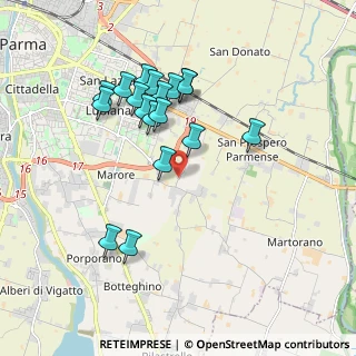 Mappa Strada Nuova di Coloreto, 43123 Parma PR, Italia (1.76889)