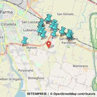 Mappa Strada Nuova di Coloreto, 43123 Parma PR, Italia (1.7085)