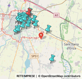 Mappa Strada Nuova di Coloreto, 43123 Parma PR, Italia (4.397)