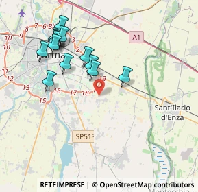 Mappa Strada Nuova di Coloreto, 43123 Parma PR, Italia (4.03643)