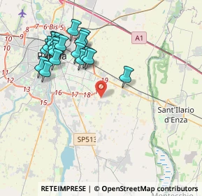 Mappa Strada Nuova di Coloreto, 43123 Parma PR, Italia (4.259)