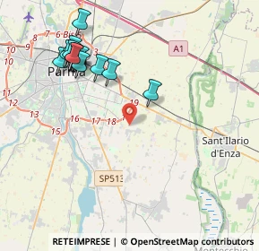 Mappa Strada Nuova di Coloreto, 43123 Parma PR, Italia (4.52313)