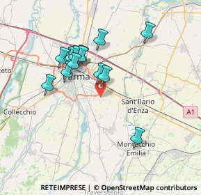 Mappa Strada Nuova di Coloreto, 43123 Parma PR, Italia (6.51)