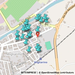 Mappa Via San Bartolomeo, 44027 Migliarino FE, Italia (0.2)