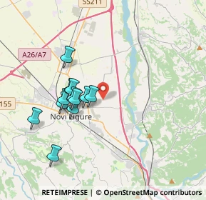 Mappa Strada del Fossato, 15067 Novi Ligure AL, Italia (3.28667)