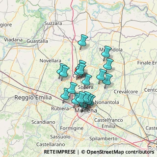 Mappa Via Niccolò Machiavelli, 41012 Carpi MO, Italia (10.1815)