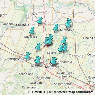 Mappa Via Niccolò Machiavelli, 41012 Carpi MO, Italia (11.3035)