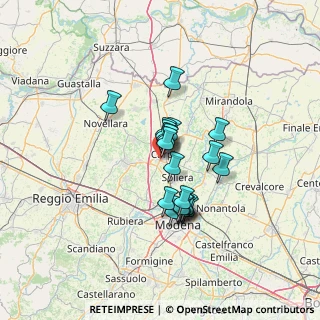 Mappa Via Etna, 41012 Carpi MO, Italia (9.621)