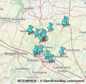 Mappa Via Etna, 41012 Carpi MO, Italia (10.69267)