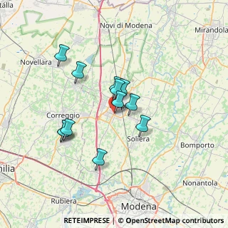 Mappa Via Etna, 41012 Carpi MO, Italia (5.72917)