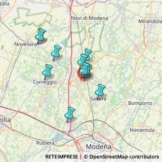 Mappa Via Etna, 41012 Carpi MO, Italia (5.62818)